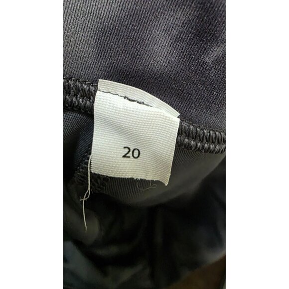 Lululemon Diamond Tie-Dye Gray High-Waist Cropped Activ wear Leggings Size 20 - Picture 6 of 6